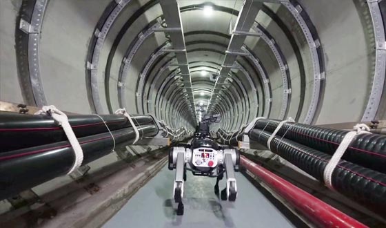 國內首個500kV地下電纜隧道代人巡檢